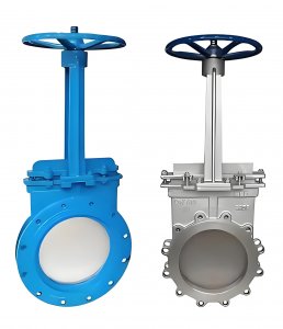 刀型閘閥 PZ73X—10R  DN100 PN10（配反法蘭、